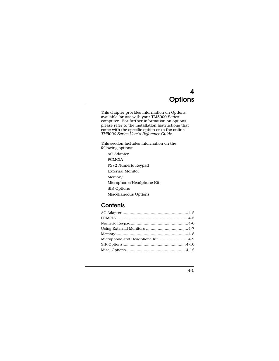 Texas Instruments TM5000 Series User Manual | Page 65 / 117