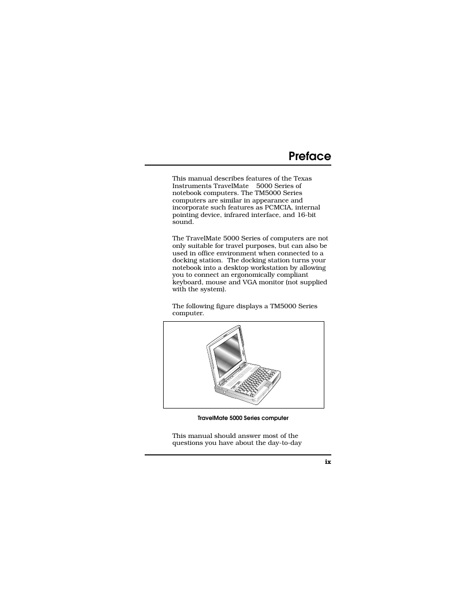 Preface | Texas Instruments TM5000 Series User Manual | Page 8 / 117