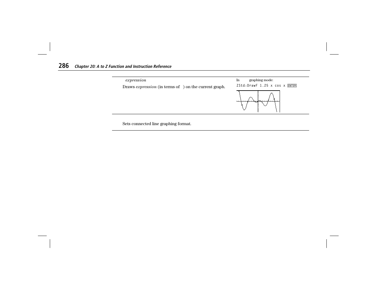 Drawf, Drawline | Texas Instruments TI-86 User Manual | Page 298 / 431