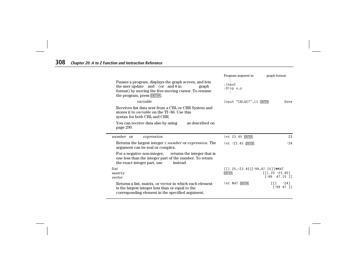 Texas Instruments TI-86 User Manual | Page 320 / 431