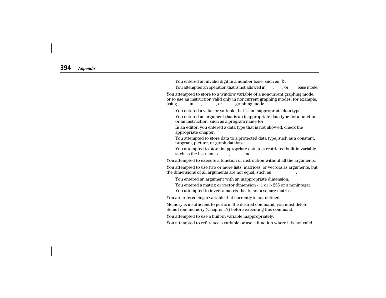 Texas Instruments TI-86 User Manual | Page 406 / 431