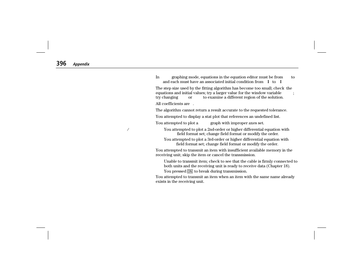 Texas Instruments TI-86 User Manual | Page 408 / 431