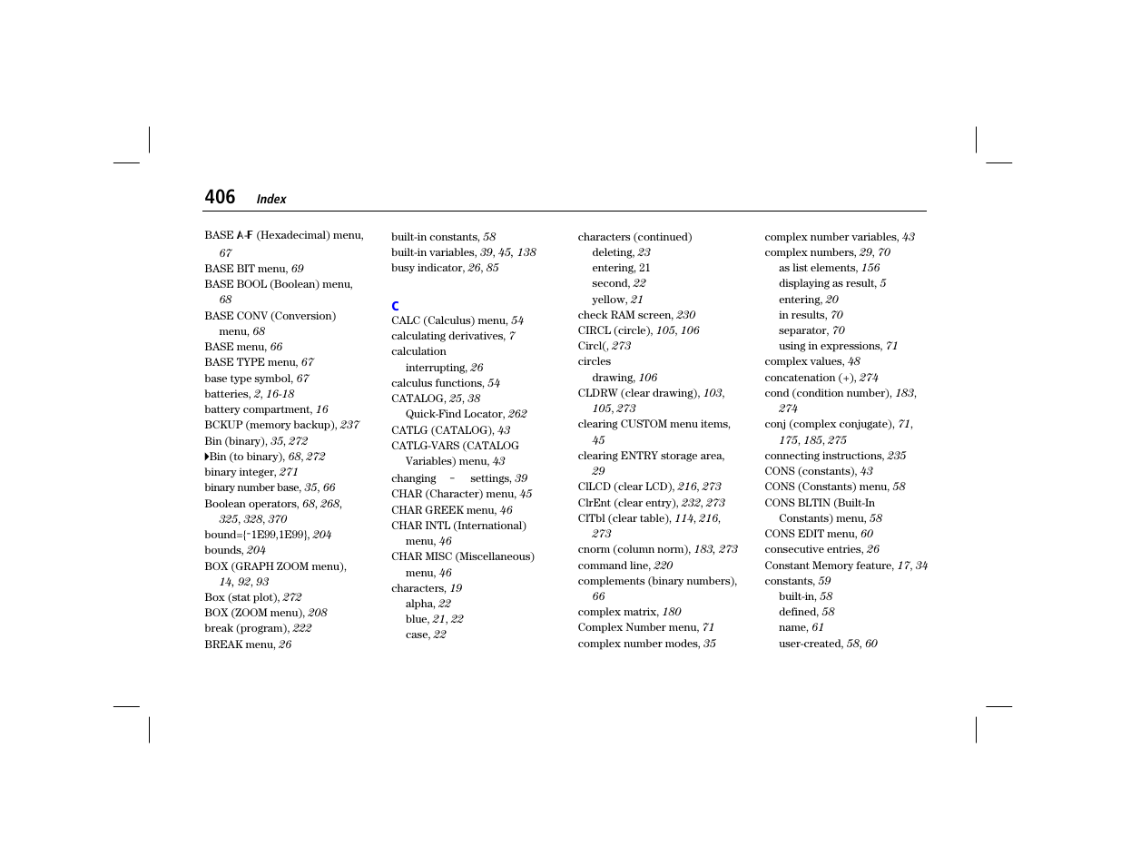 Texas Instruments TI-86 User Manual | Page 418 / 431