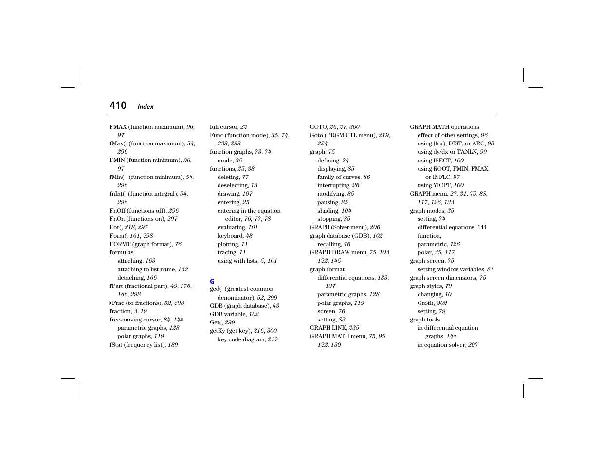 Texas Instruments TI-86 User Manual | Page 422 / 431