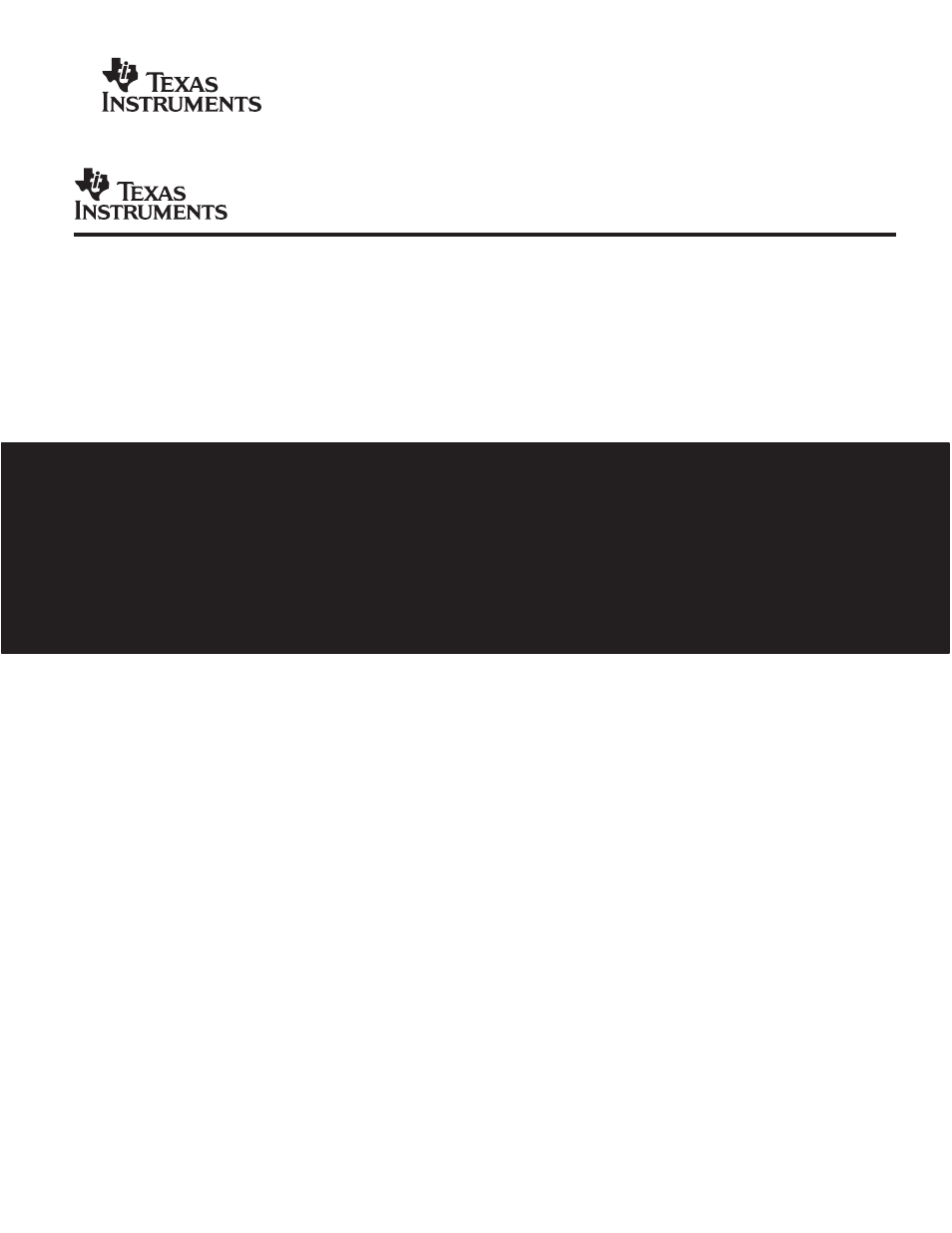 Texas Instruments HPA070 User Manual | 17 pages