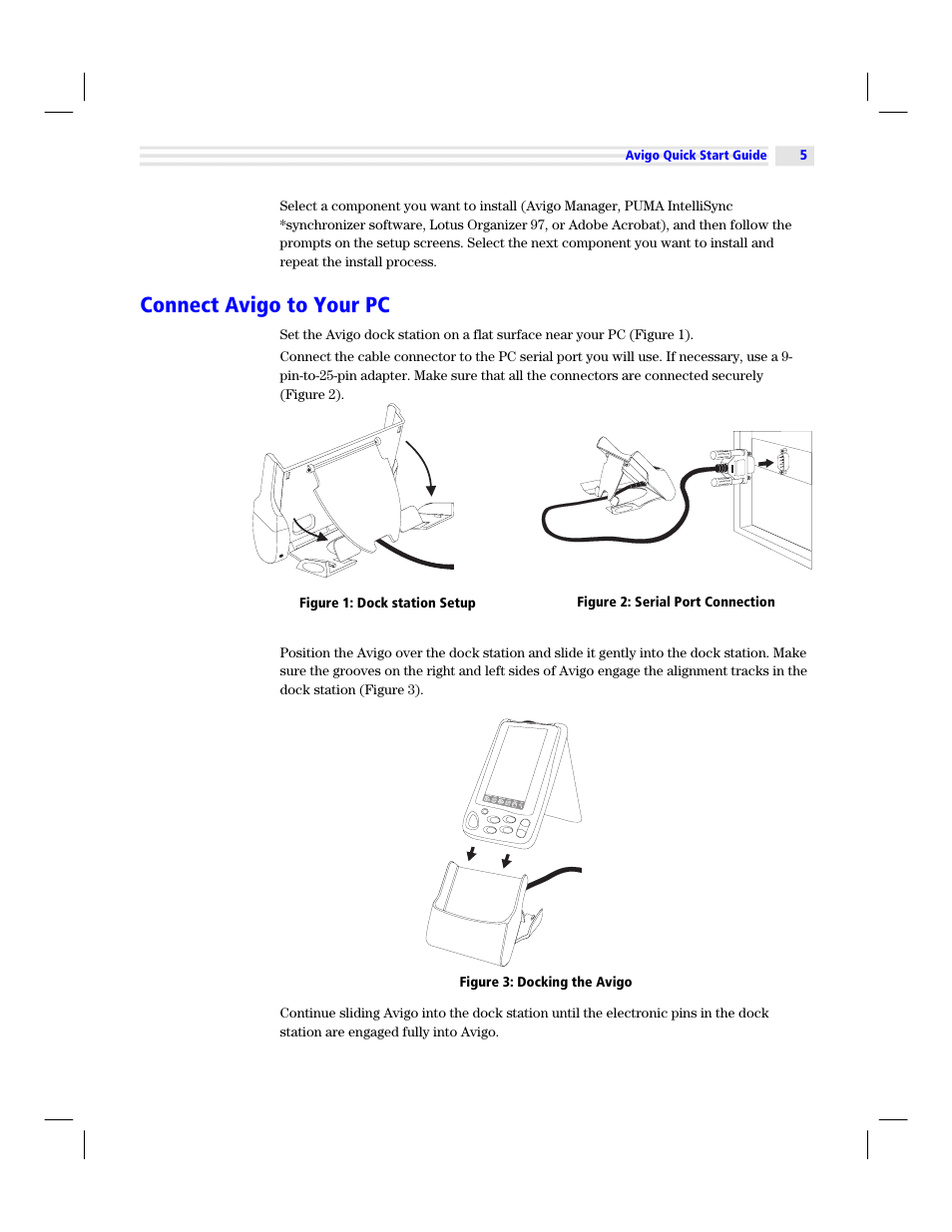 Connect avigo to your pc | Texas Instruments Avigo User Manual | Page 5 / 6