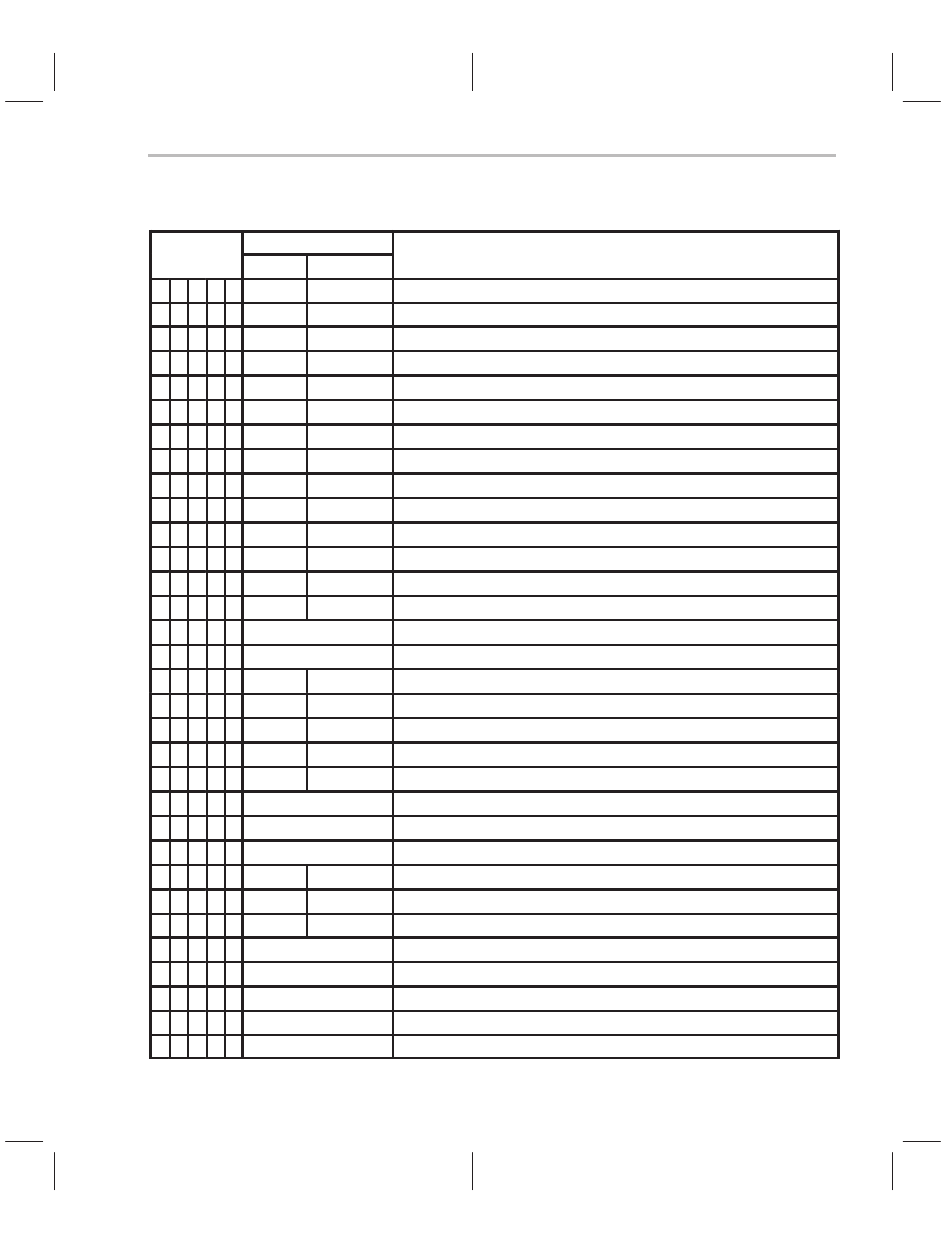 Table 4–48. names for cc | Texas Instruments MSP50C614 User Manual | Page 179 / 414