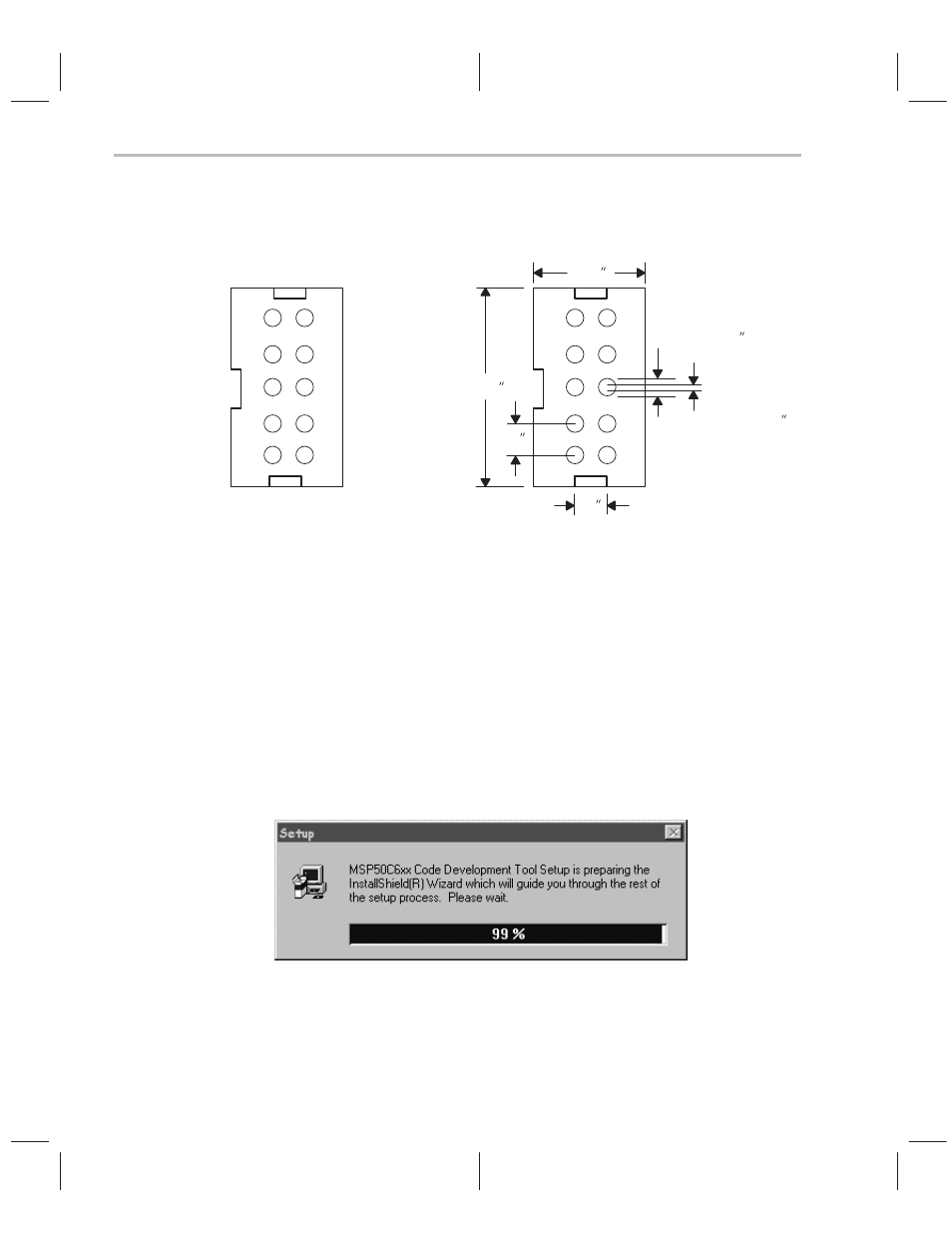 5 software installation, Figure 5–4. installshield window | Texas Instruments MSP50C614 User Manual | Page 306 / 414