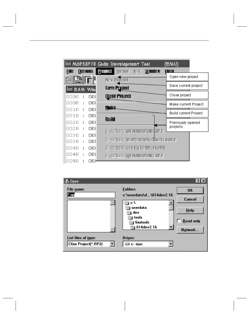 Texas Instruments MSP50C614 User Manual | Page 314 / 414