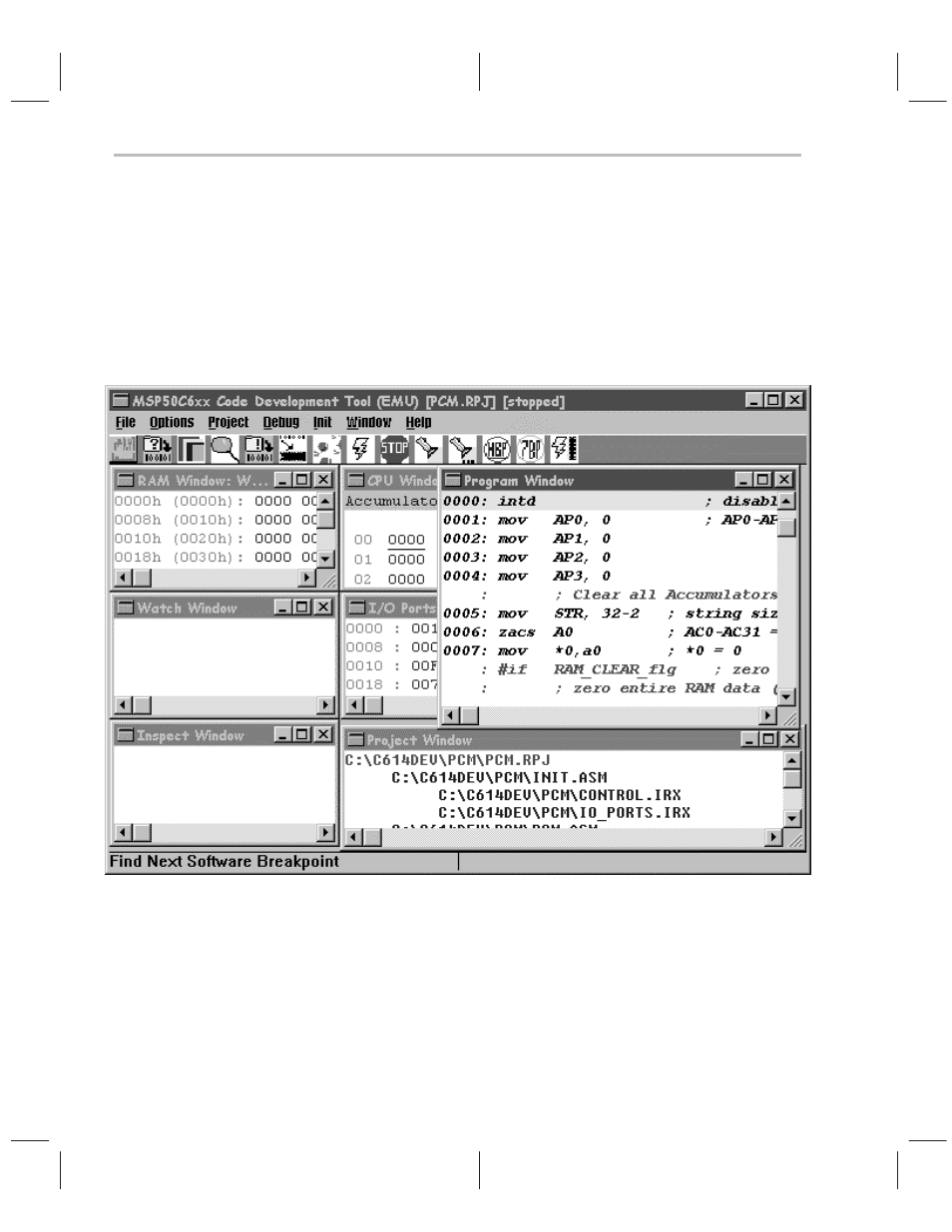 Texas Instruments MSP50C614 User Manual | Page 316 / 414