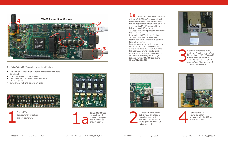 Texas Instruments TMDXEVM6472 User Manual | Page 2 / 2