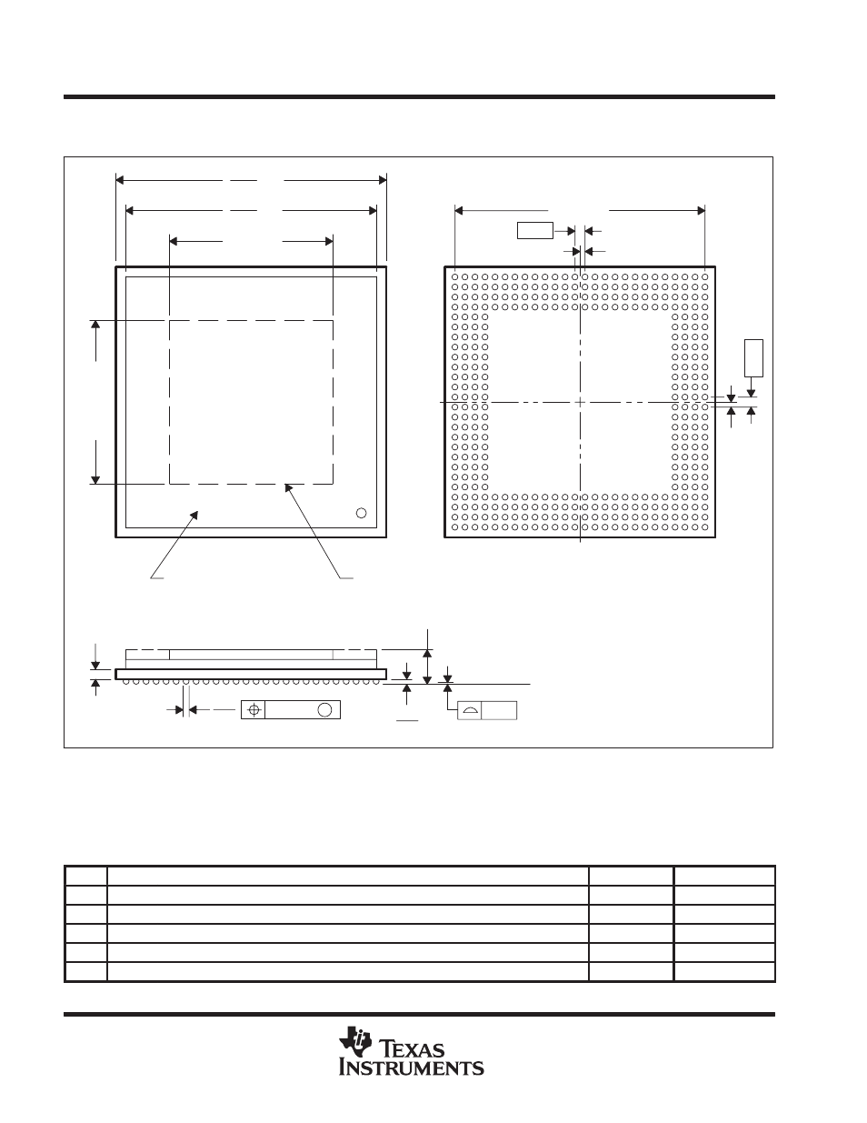 Adv ance informa tion, Mechanical data | Texas Instruments TMS320C6202 User Manual | Page 72 / 74