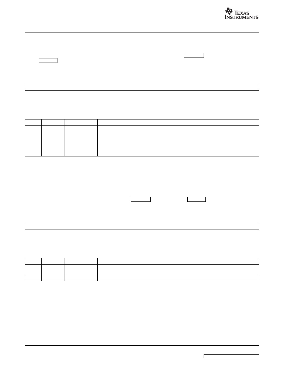 6 interrupt pending/set register (intpendset), 7 interrupt pointer register (intptr), Intpendset) | Intptr), Descriptions, Section 3.6, Section 3.7 | Texas Instruments VLYNQ Port User Manual | Page 32 / 49