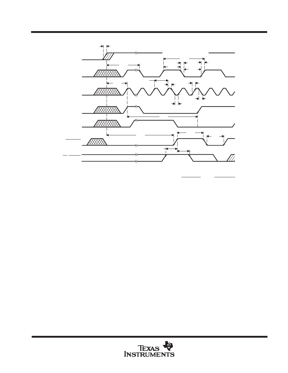 Parameter measurement information | Texas Instruments TMS380C26 User Manual | Page 35 / 92