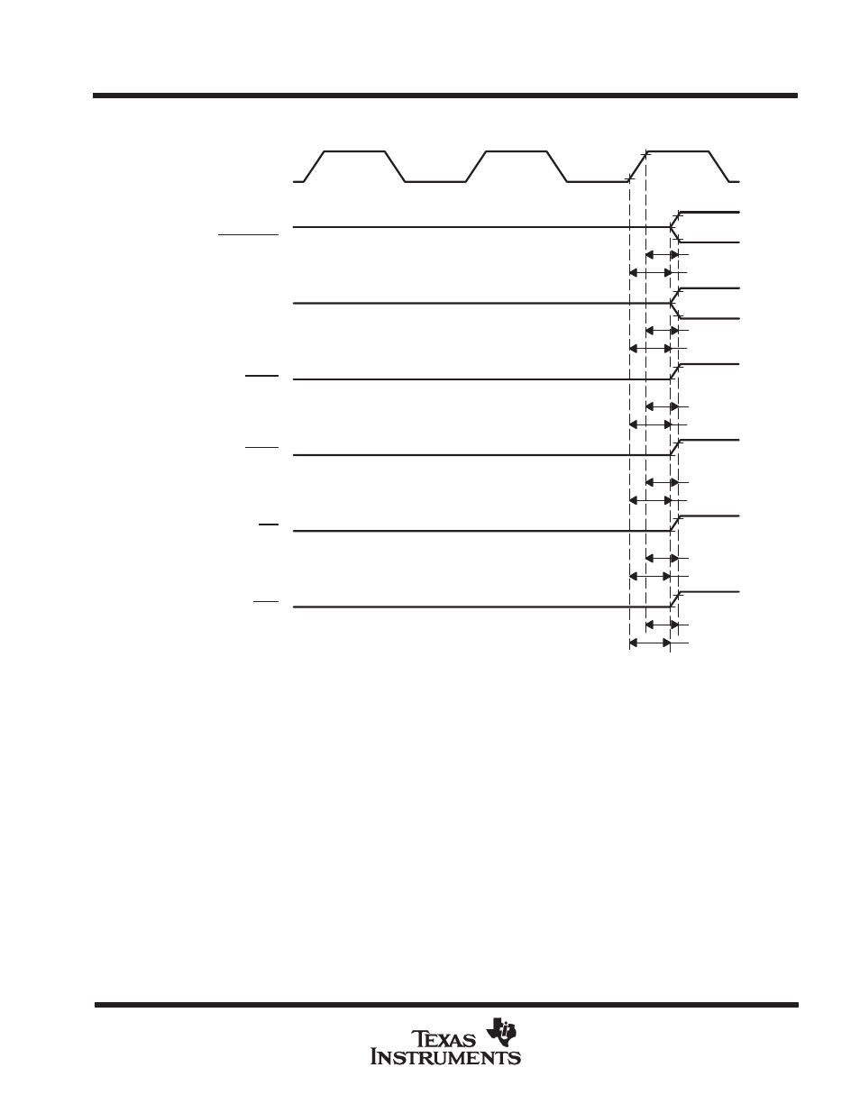 Parameter measurement information | Texas Instruments TMS380C26 User Manual | Page 47 / 92