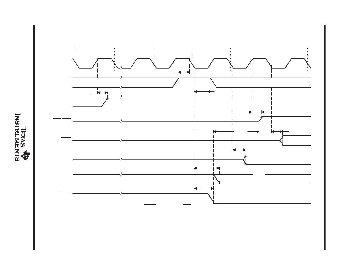 Parameter measurement information | Texas Instruments TMS380C26 User Manual | Page 68 / 92