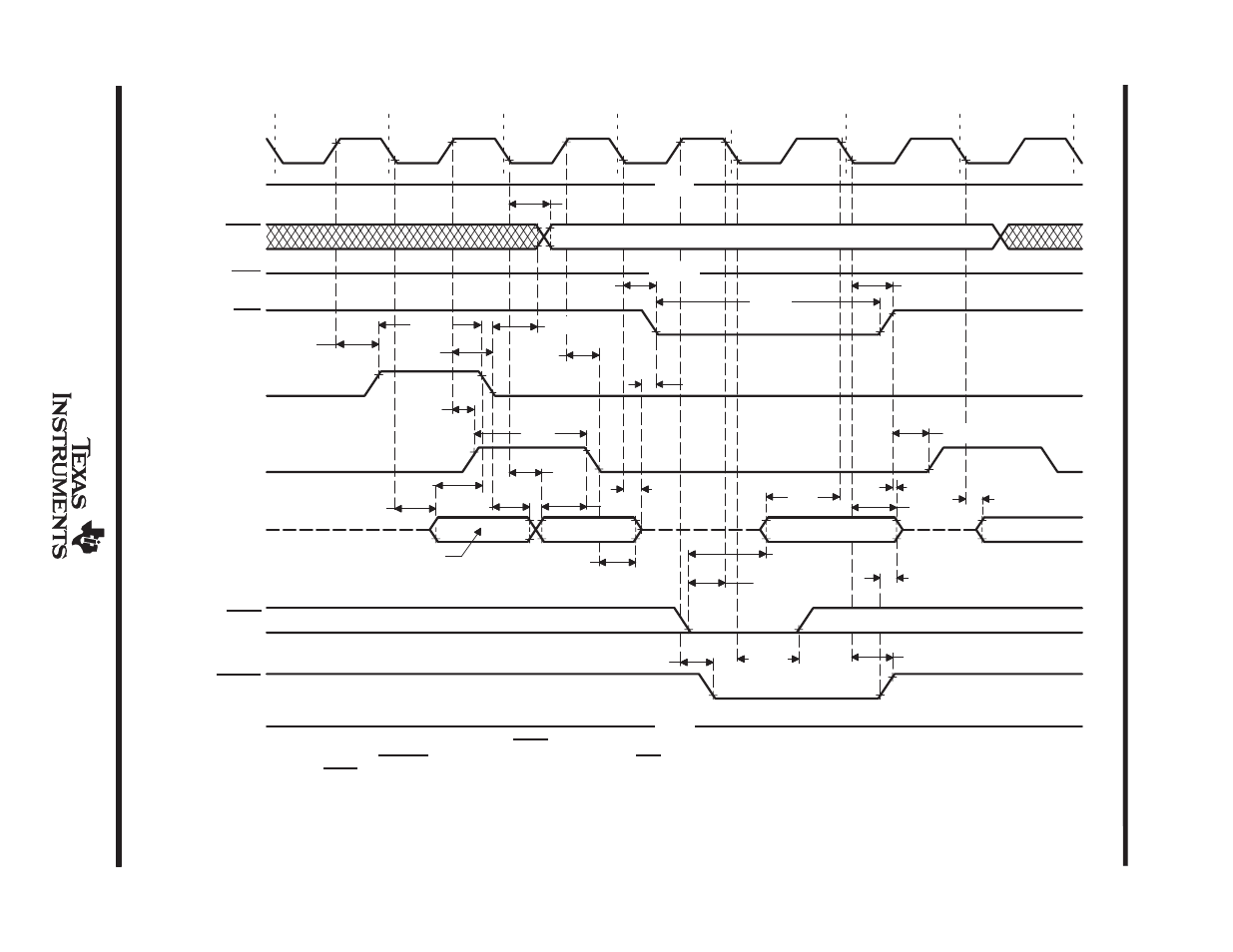 Parameter measurement information | Texas Instruments TMS380C26 User Manual | Page 70 / 92