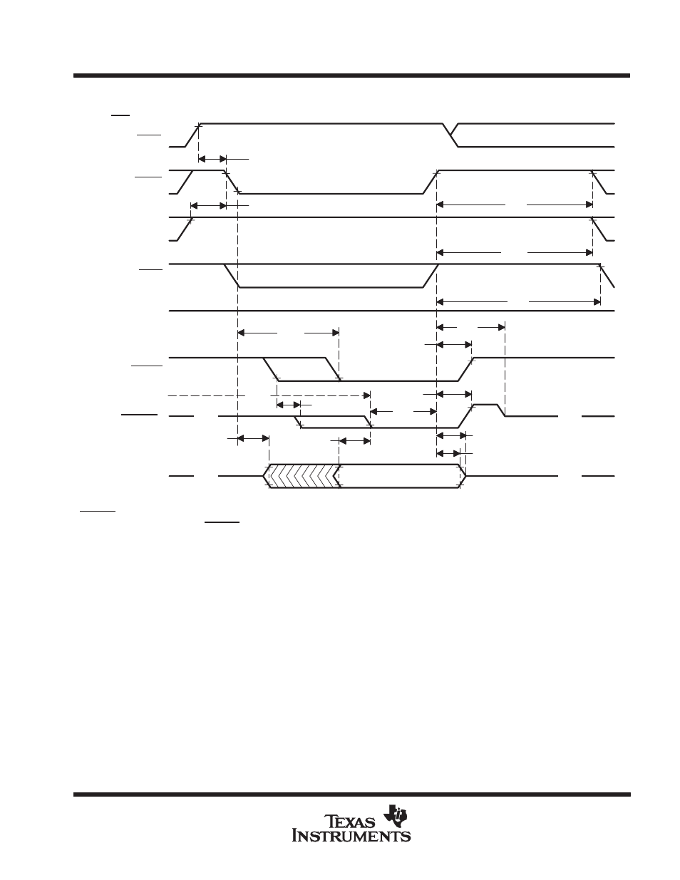 Parameter measurement information | Texas Instruments TMS380C26 User Manual | Page 80 / 92