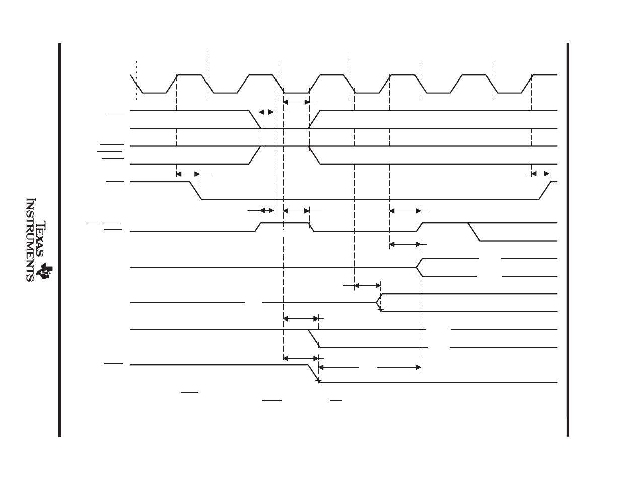 Parameter measurement information | Texas Instruments TMS380C26 User Manual | Page 82 / 92