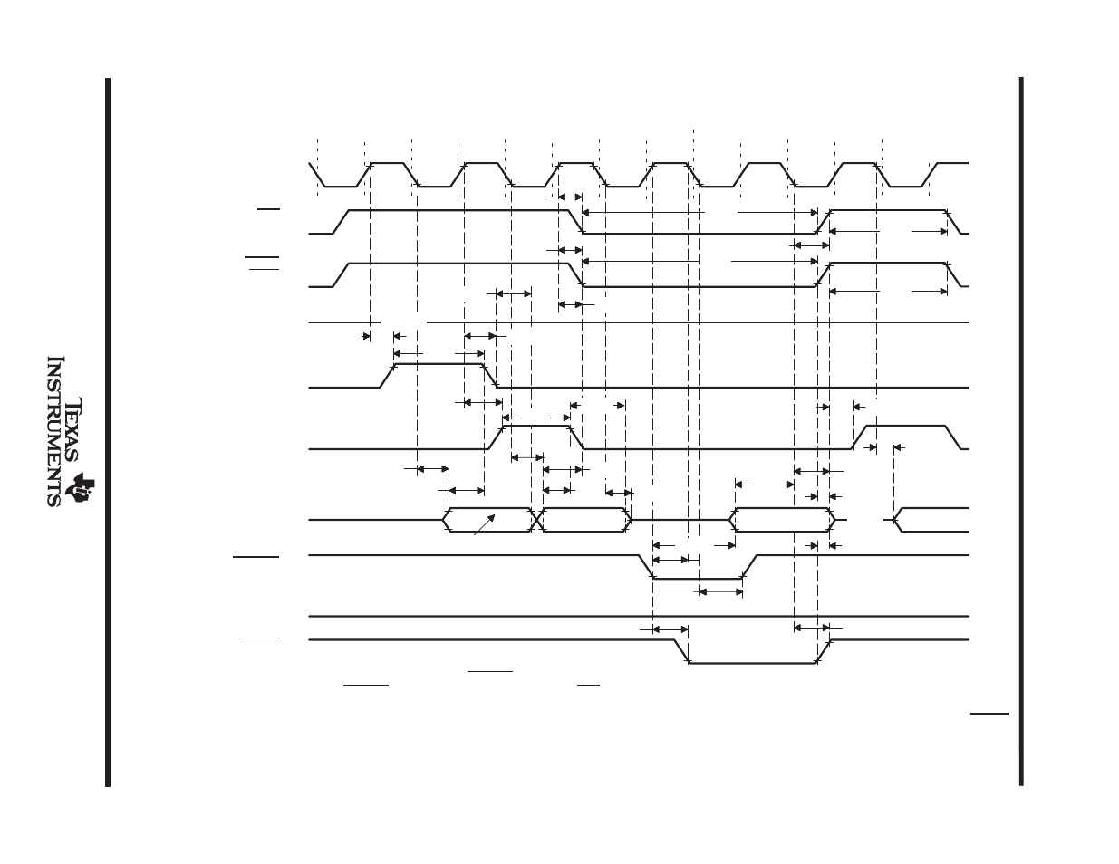 Parameter measurement information | Texas Instruments TMS380C26 User Manual | Page 84 / 92