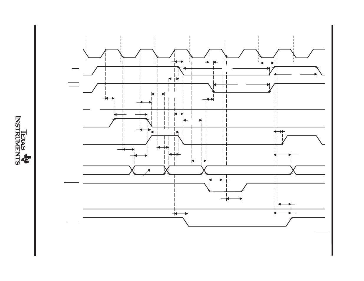 Parameter measurement information | Texas Instruments TMS380C26 User Manual | Page 86 / 92