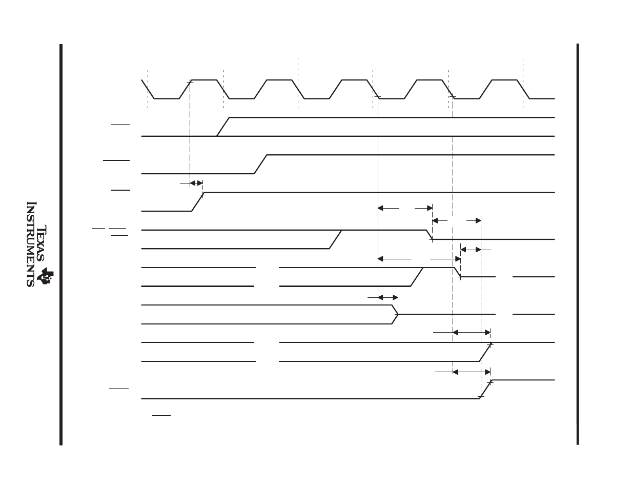 Parameter measurement information | Texas Instruments TMS380C26 User Manual | Page 88 / 92