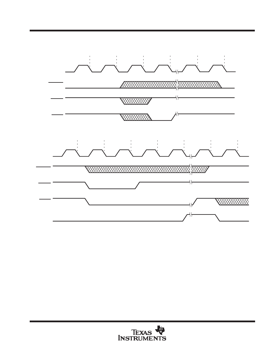 Parameter measurement information, Rerun cycle with delayed start | Texas Instruments TMS380C26 User Manual | Page 90 / 92