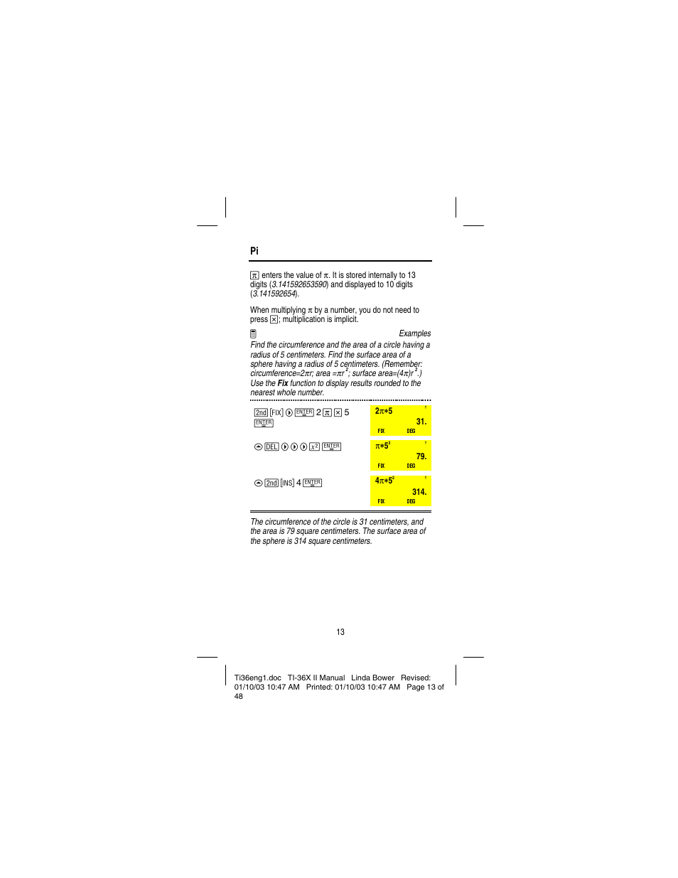 Texas Instruments solar TI-36X User Manual | Page 15 / 48