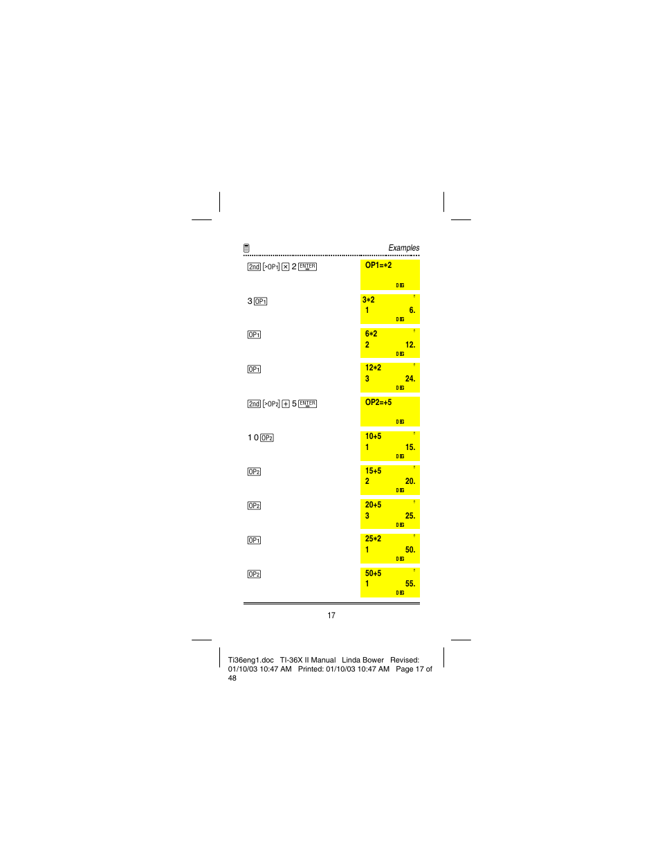 Texas Instruments solar TI-36X User Manual | Page 19 / 48