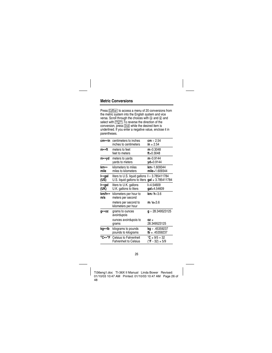 Texas Instruments solar TI-36X User Manual | Page 28 / 48