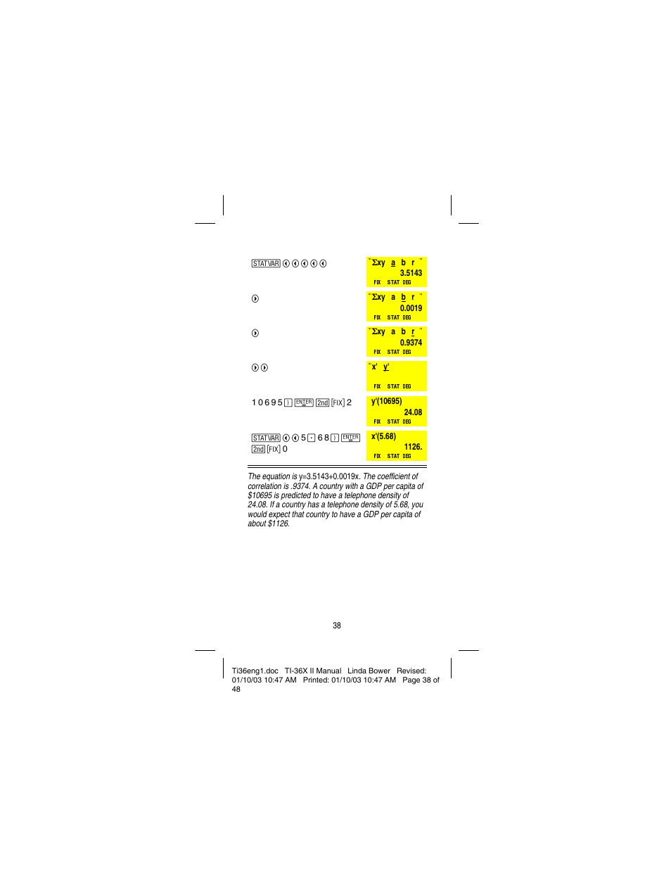 Texas Instruments solar TI-36X User Manual | Page 40 / 48