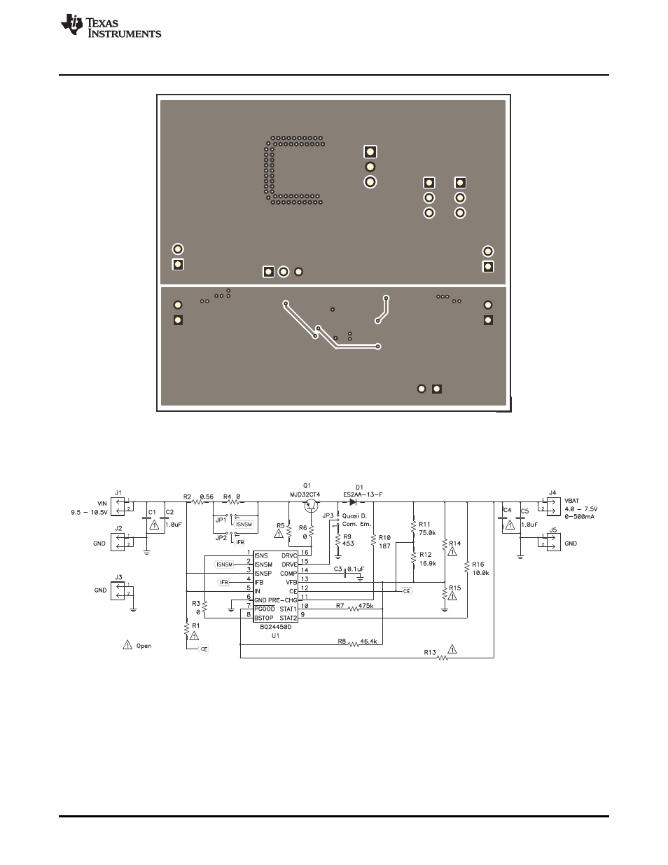 3 schematic | Texas Instruments BQ24450EVM User Manual | Page 9 / 11