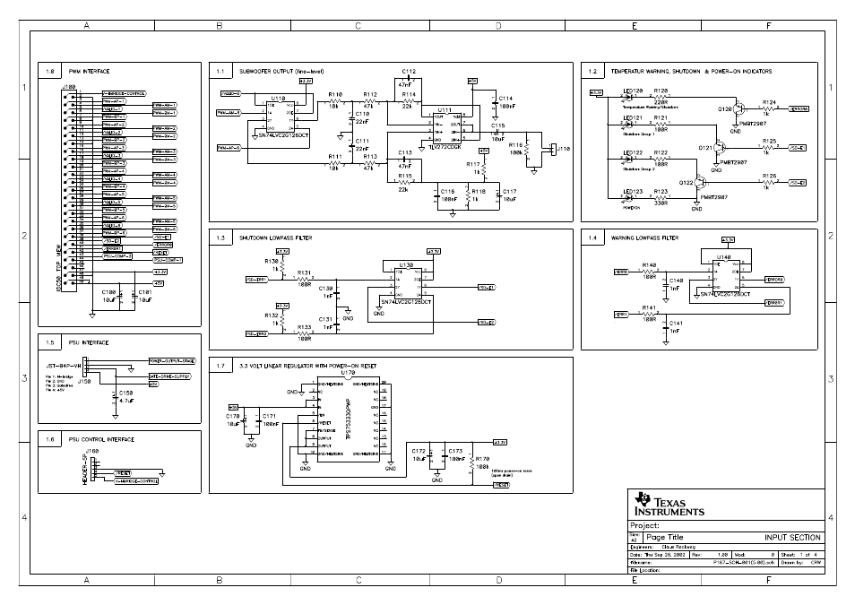 Texas Instruments TAS5110D6REF User Manual | Page 28 / 45