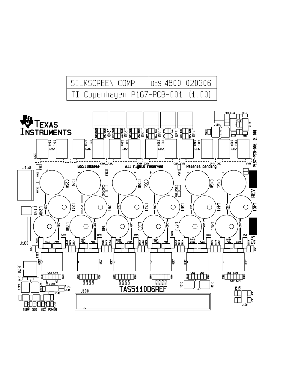 Texas Instruments TAS5110D6REF User Manual | Page 44 / 45