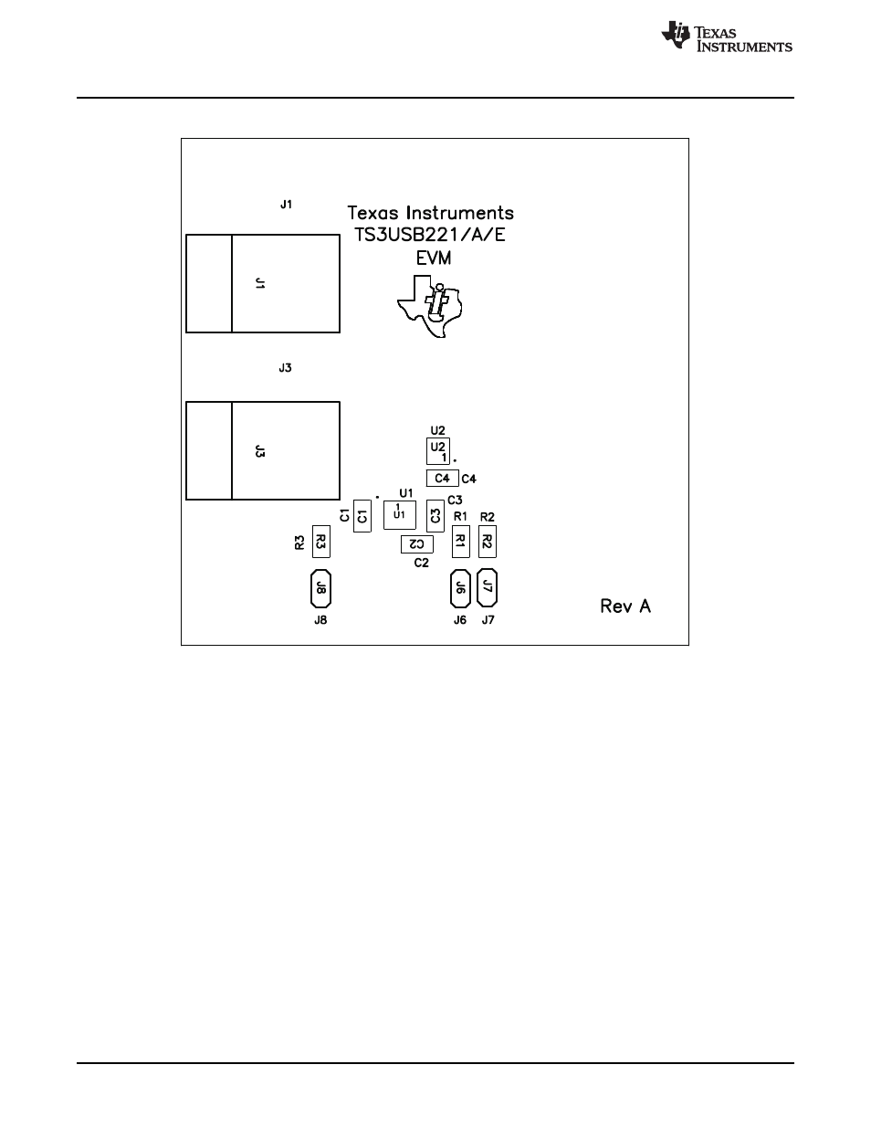 5 pcb layout, Section 3.5 | Texas Instruments TS3USB221 User Manual | Page 8 / 15