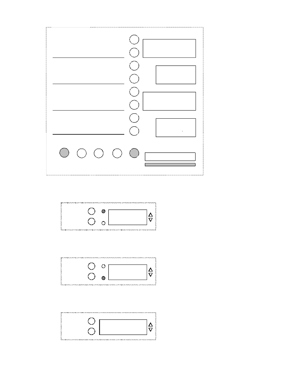 Time/date, Temperature barometer/humidity rainfall | Texas Instruments WRL-10 User Manual | Page 9 / 22