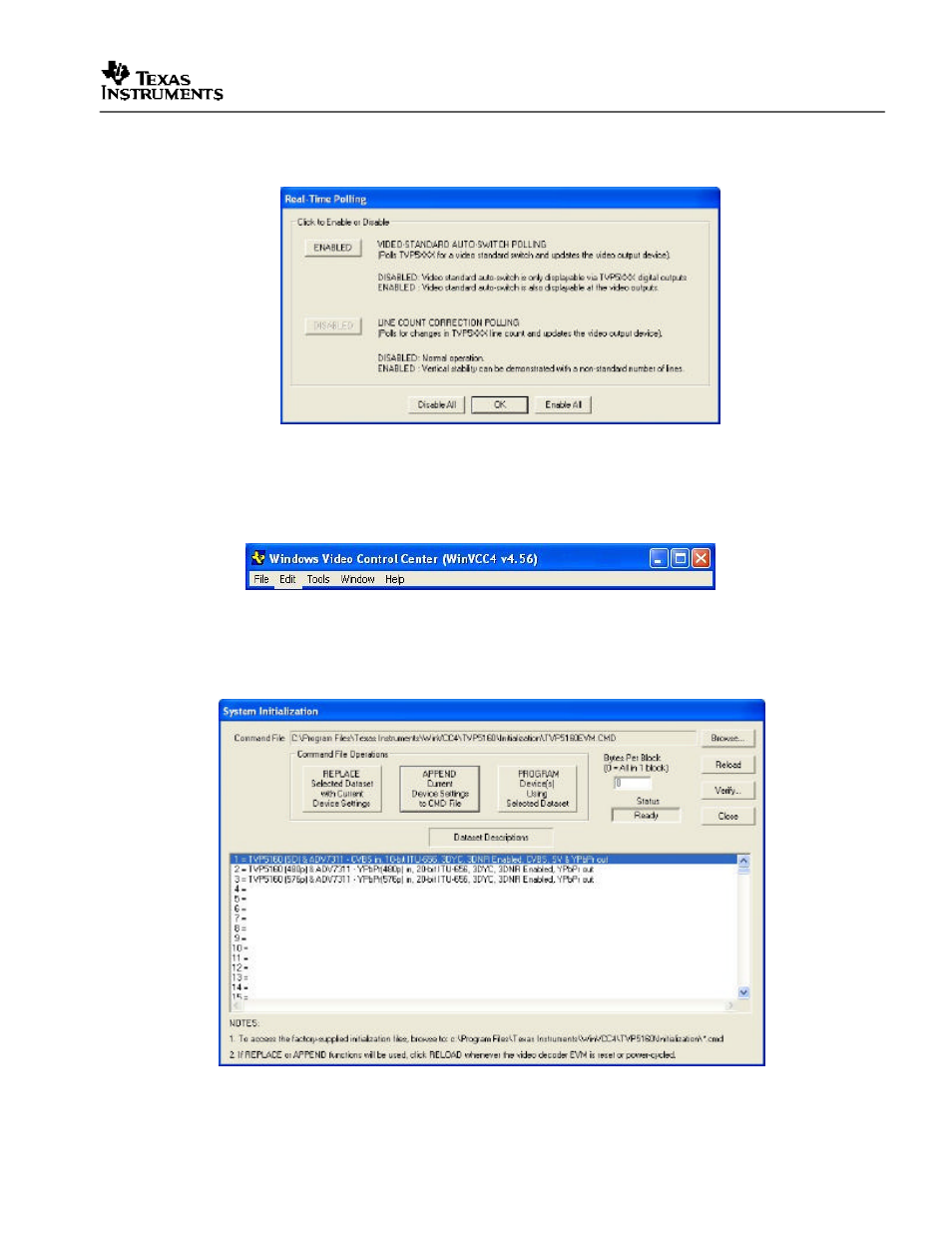 Texas Instruments TVP5146EVM User Manual | Page 13 / 56