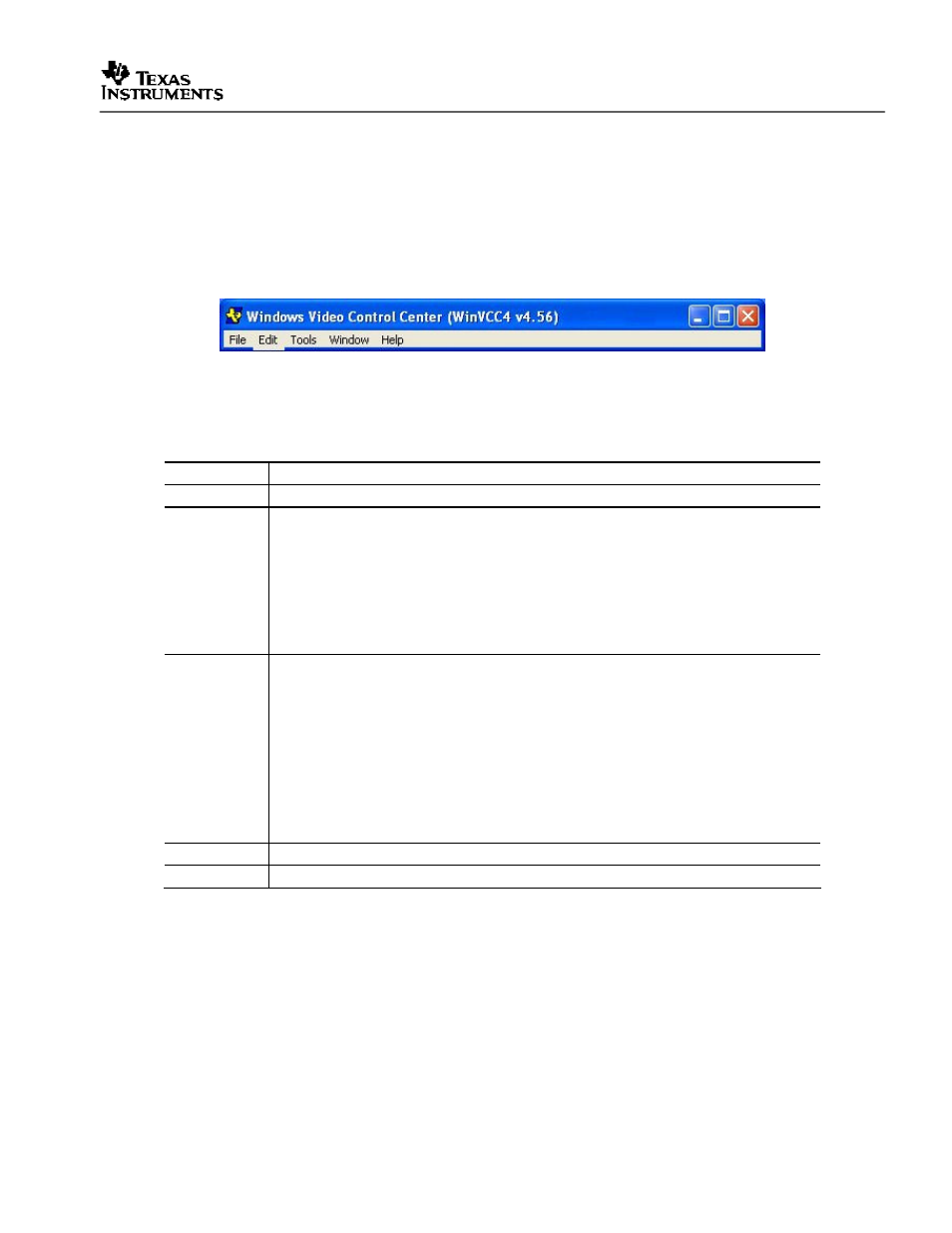 Sleu063, 5 main menu | Texas Instruments TVP5146EVM User Manual | Page 19 / 56
