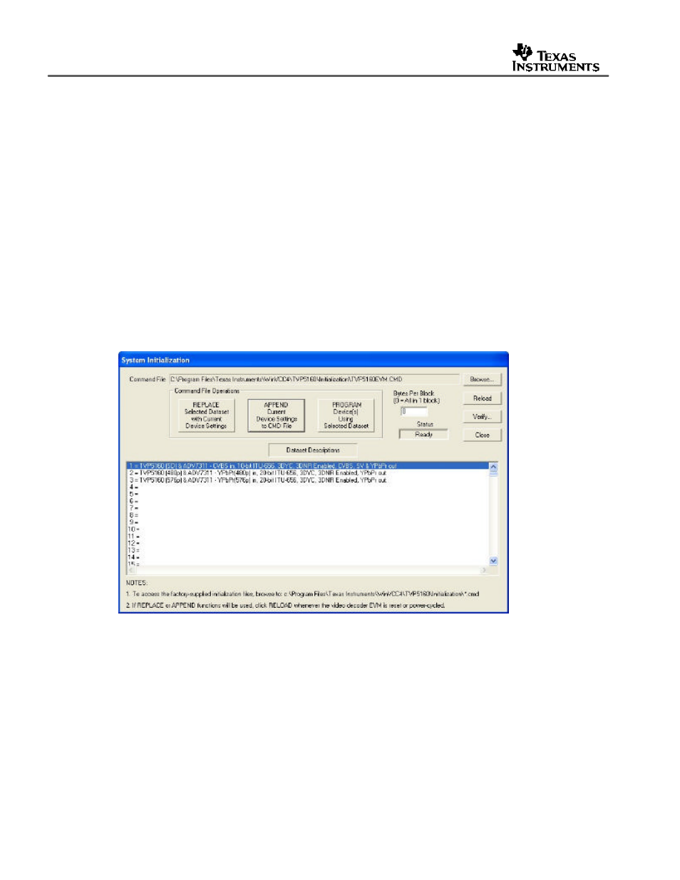 Texas Instruments TVP5146EVM User Manual | Page 20 / 56