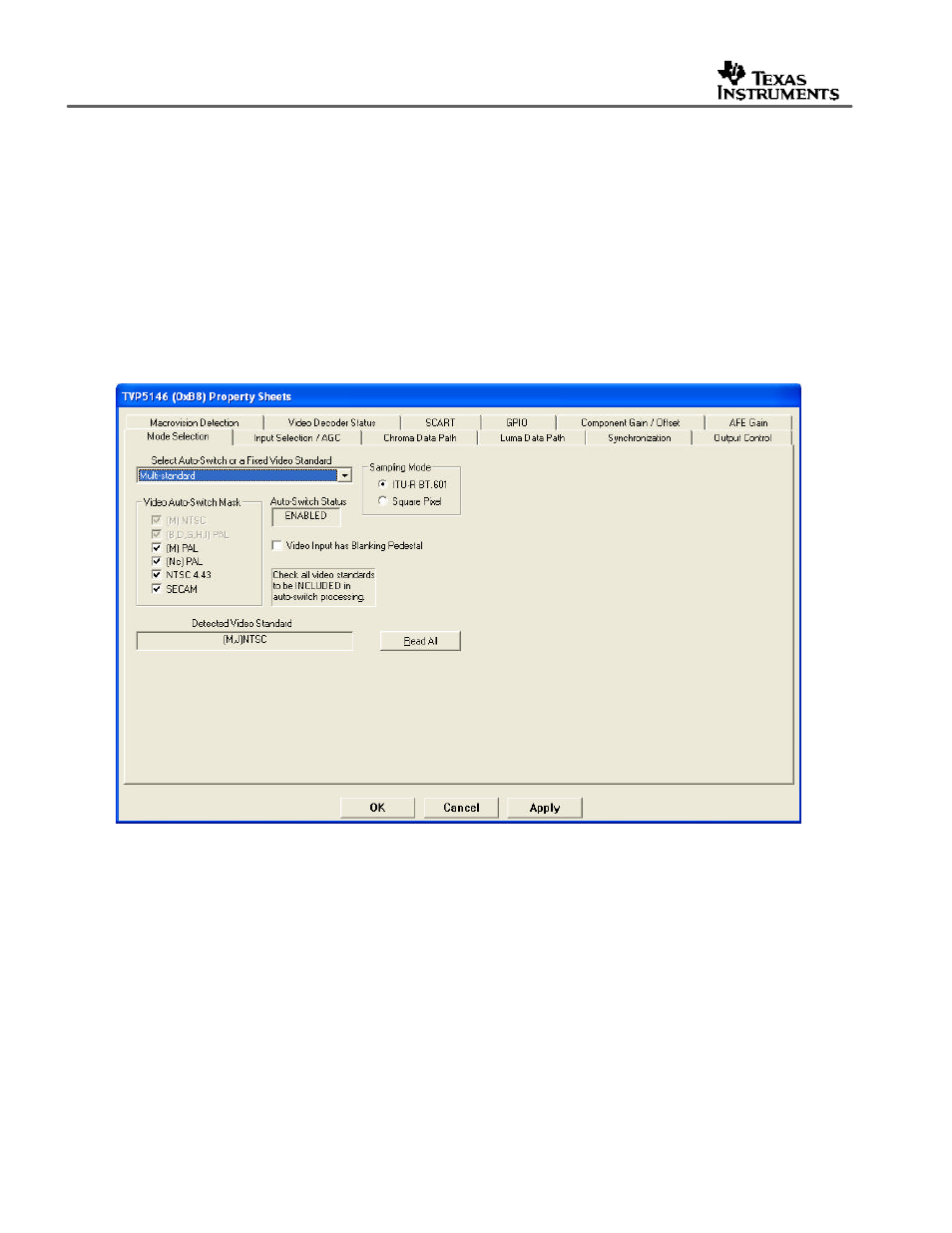 Texas Instruments TVP5146EVM User Manual | Page 30 / 56