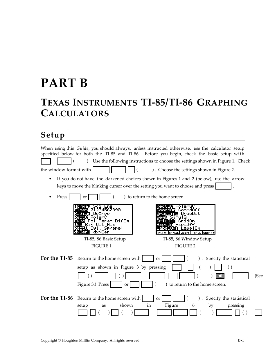 Texas Instruments TI-85 User Manual | 29 pages