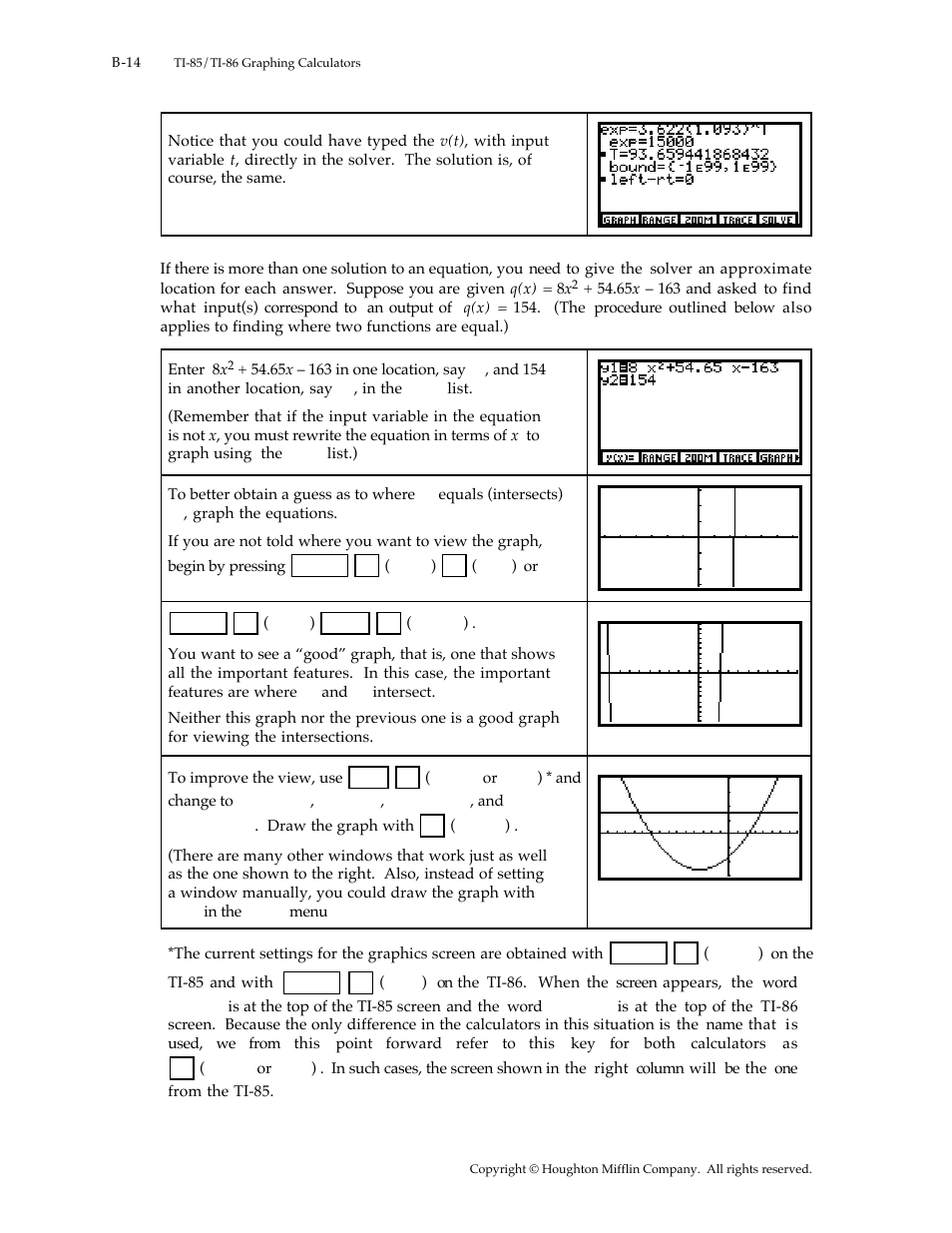 Texas Instruments TI-85 User Manual | Page 14 / 29