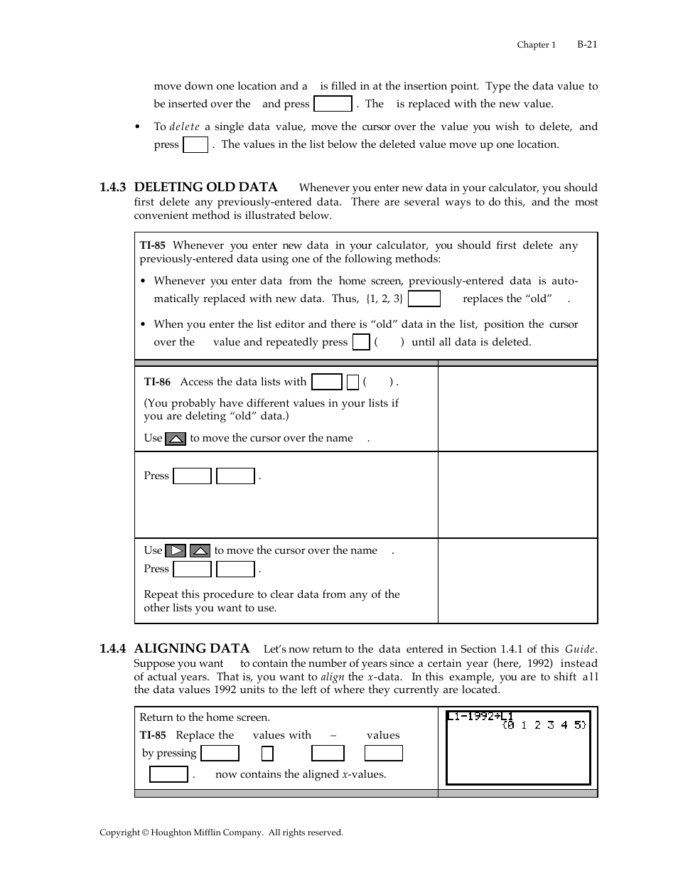 Texas Instruments TI-85 User Manual | Page 21 / 29