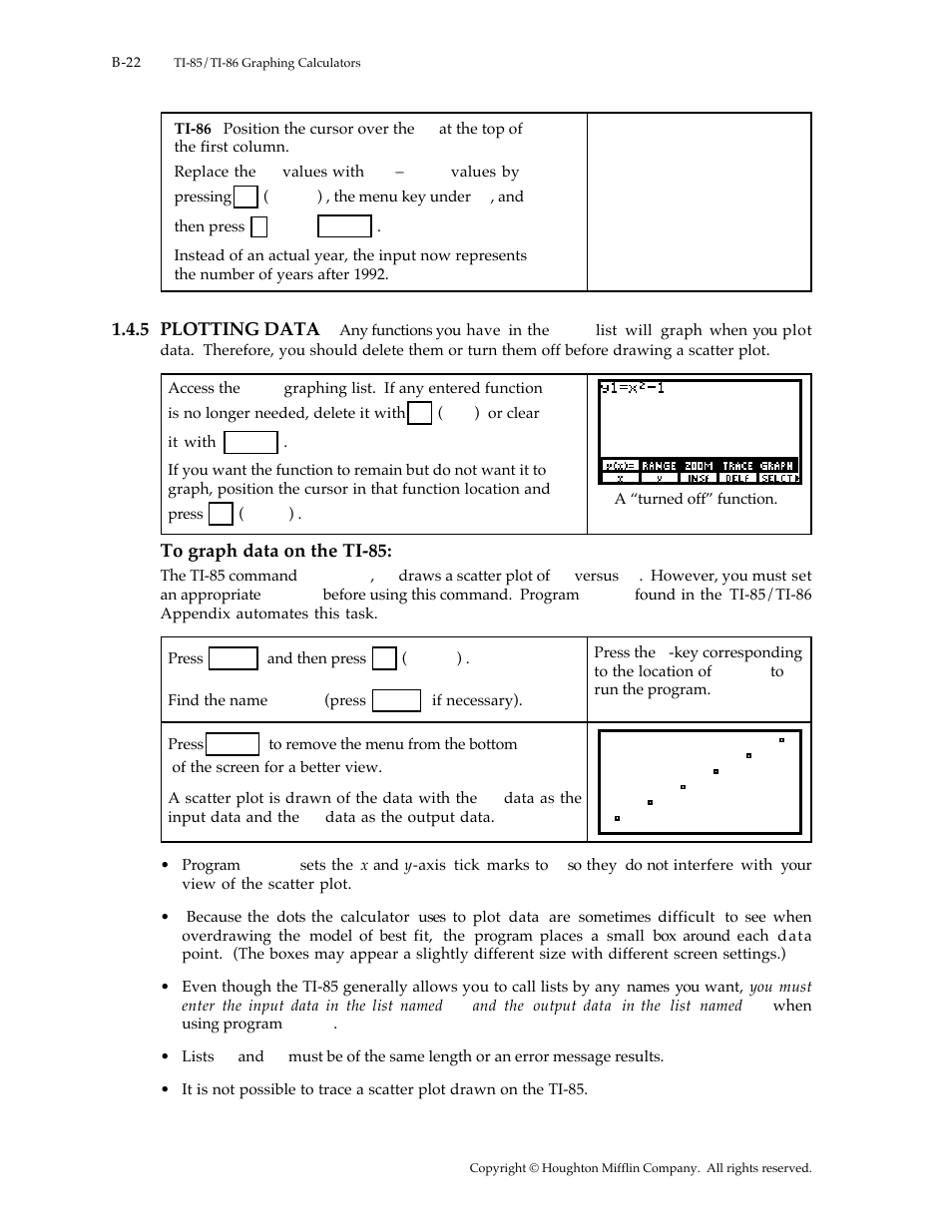 Texas Instruments TI-85 User Manual | Page 22 / 29