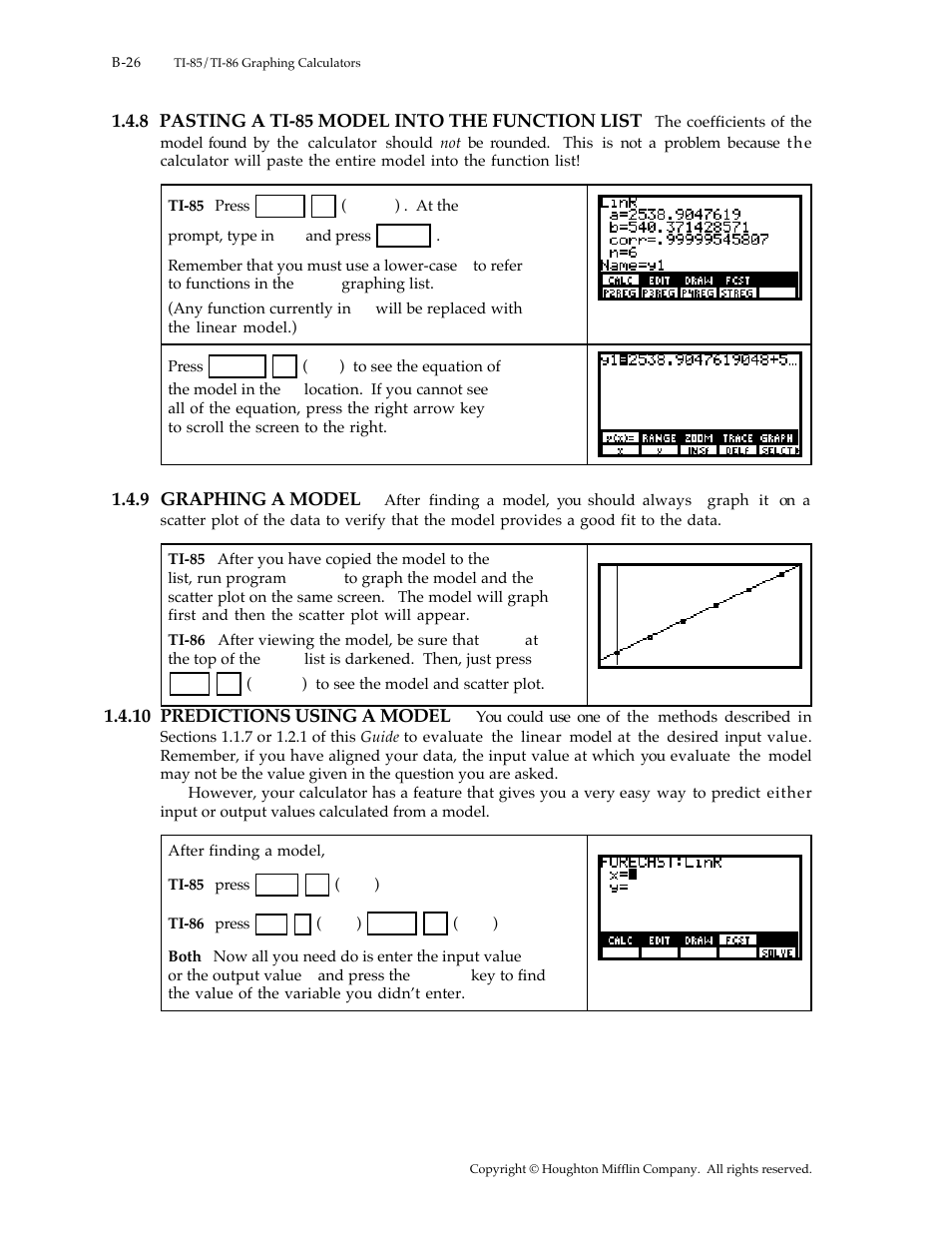 Texas Instruments TI-85 User Manual | Page 26 / 29