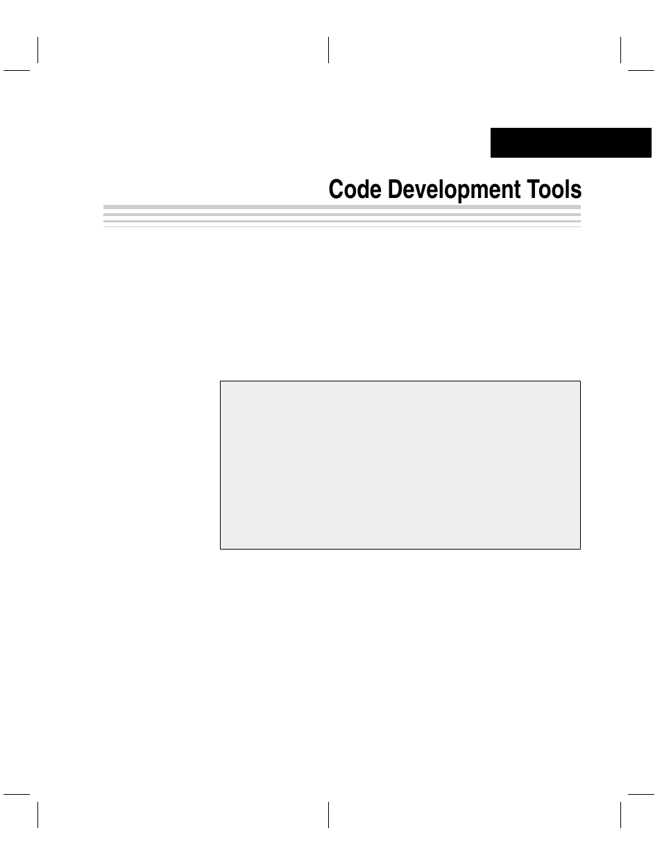 Code development tools, Chapter 5 | Texas Instruments MSP50C6xx User Manual | Page 297 / 390