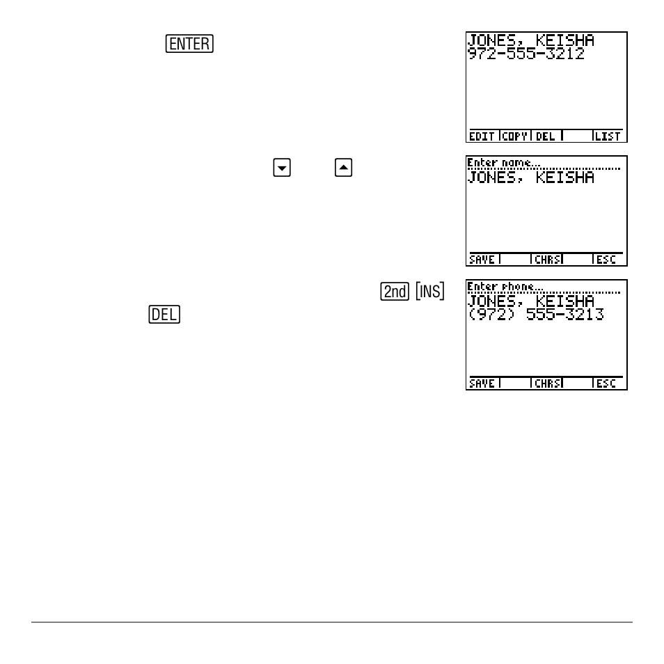 Texas Instruments Organizer for the TI-83 Plus User Manual | Page 12 / 44