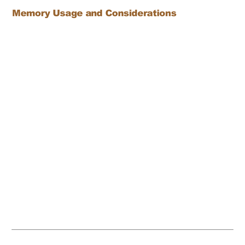 Memory usage and considerations, Memory usage | Texas Instruments Organizer for the TI-83 Plus User Manual | Page 35 / 44