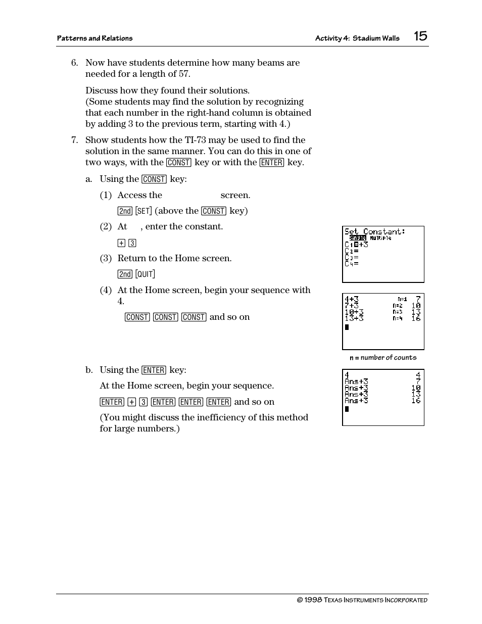 Texas Instruments TI-73 User Manual | Page 20 / 86