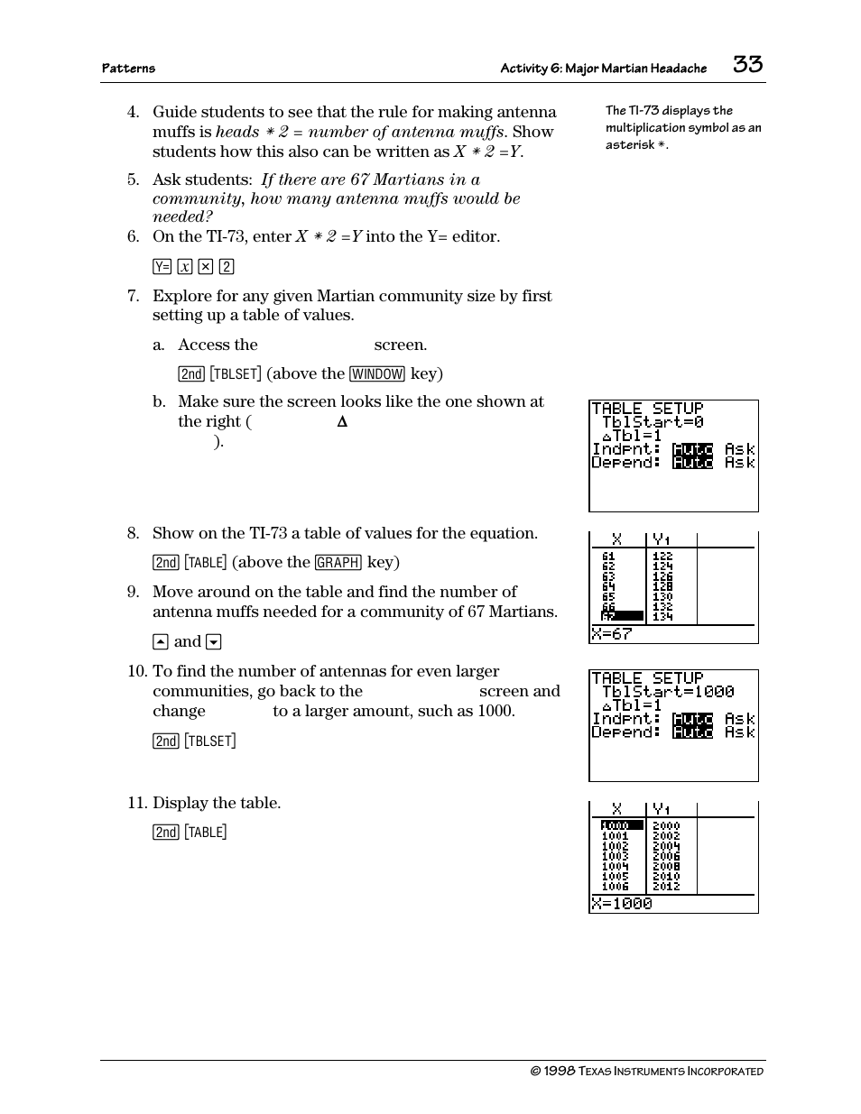 Texas Instruments TI-73 User Manual | Page 38 / 86